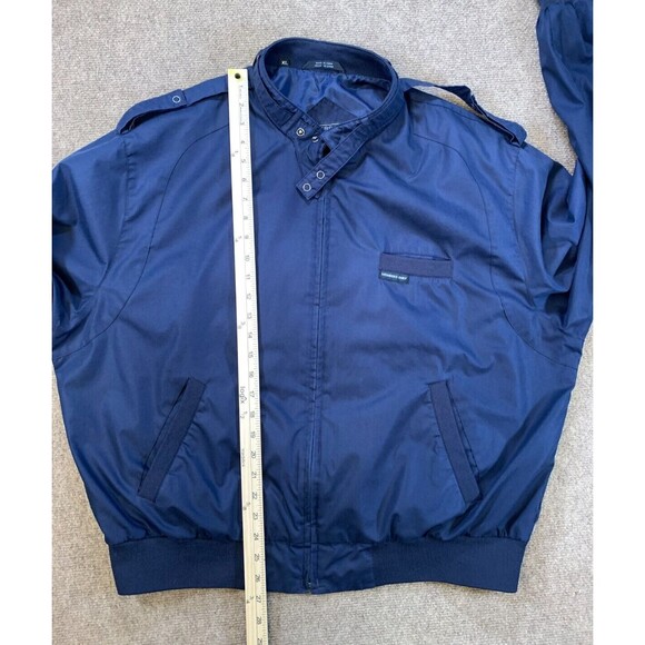 Vintage Members Only Jacket Mens XL Classic‎ Blue 90s Iconic Racer Bomber - Picture 6 of 9